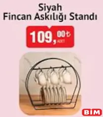 SİYAH FİNCAN ASKILIĞI STANDI